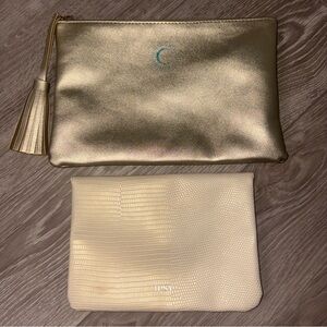 Gold and Cream Clutch Set